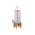 Glass Cold Water Pitcher with Faucet Large Capacity O709