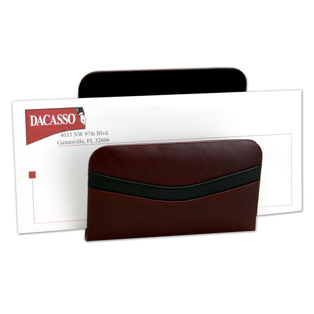 Burgundy Leather 8-Piece Desk Set Q993312