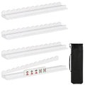 Wooden Mahjong Racks with Pushers Set of 4 G34241