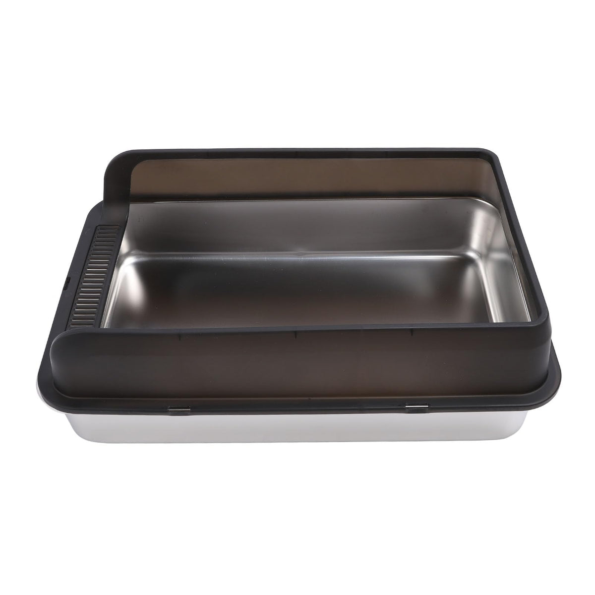 Stainless Steel Top Entry Cat Litter Box with Lid H316930