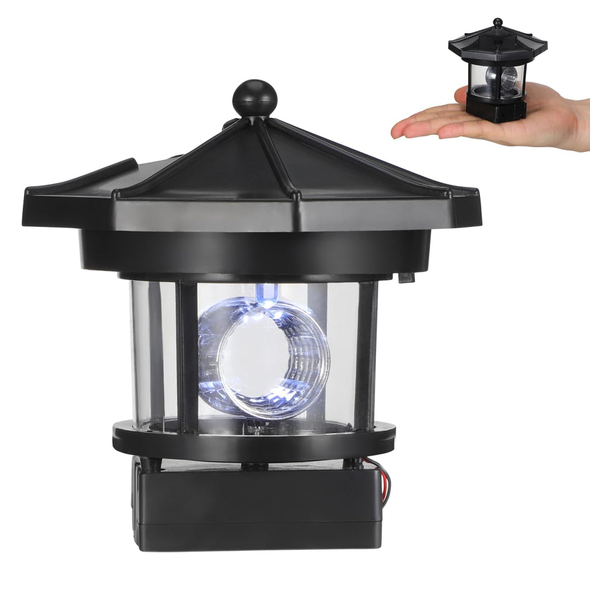 Solar LED Lighthouse Waterproof Garden Lights A615