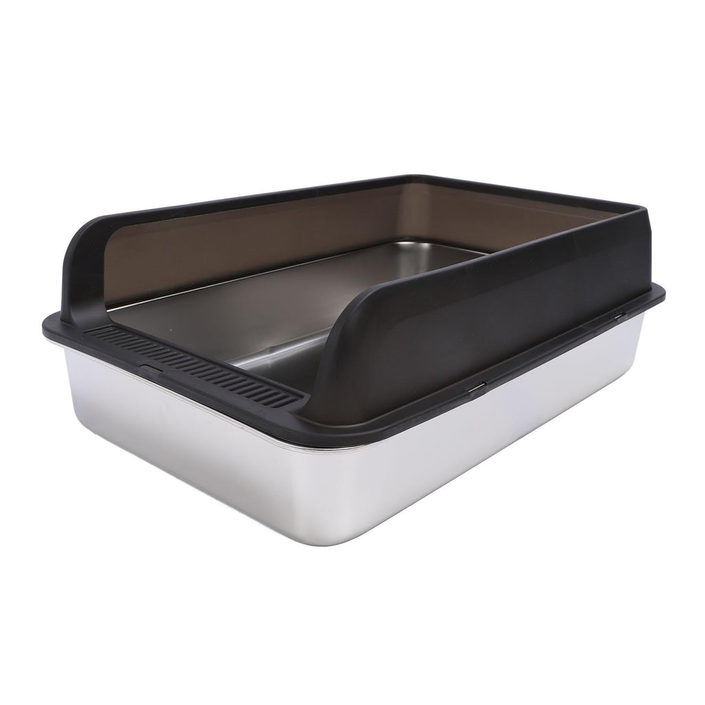 Stainless Steel Top Entry Cat Litter Box with Lid H316930