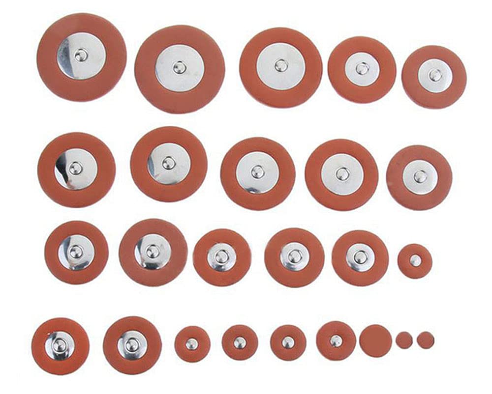 25 Pieces Leather Alto Sax Pads Replacement Set K125