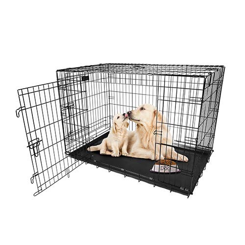 48 Inch Folding Metal Pet Cage with Tray O20210