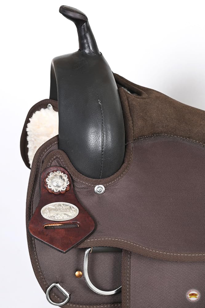 Brown Leather Western Horse Saddle G7133