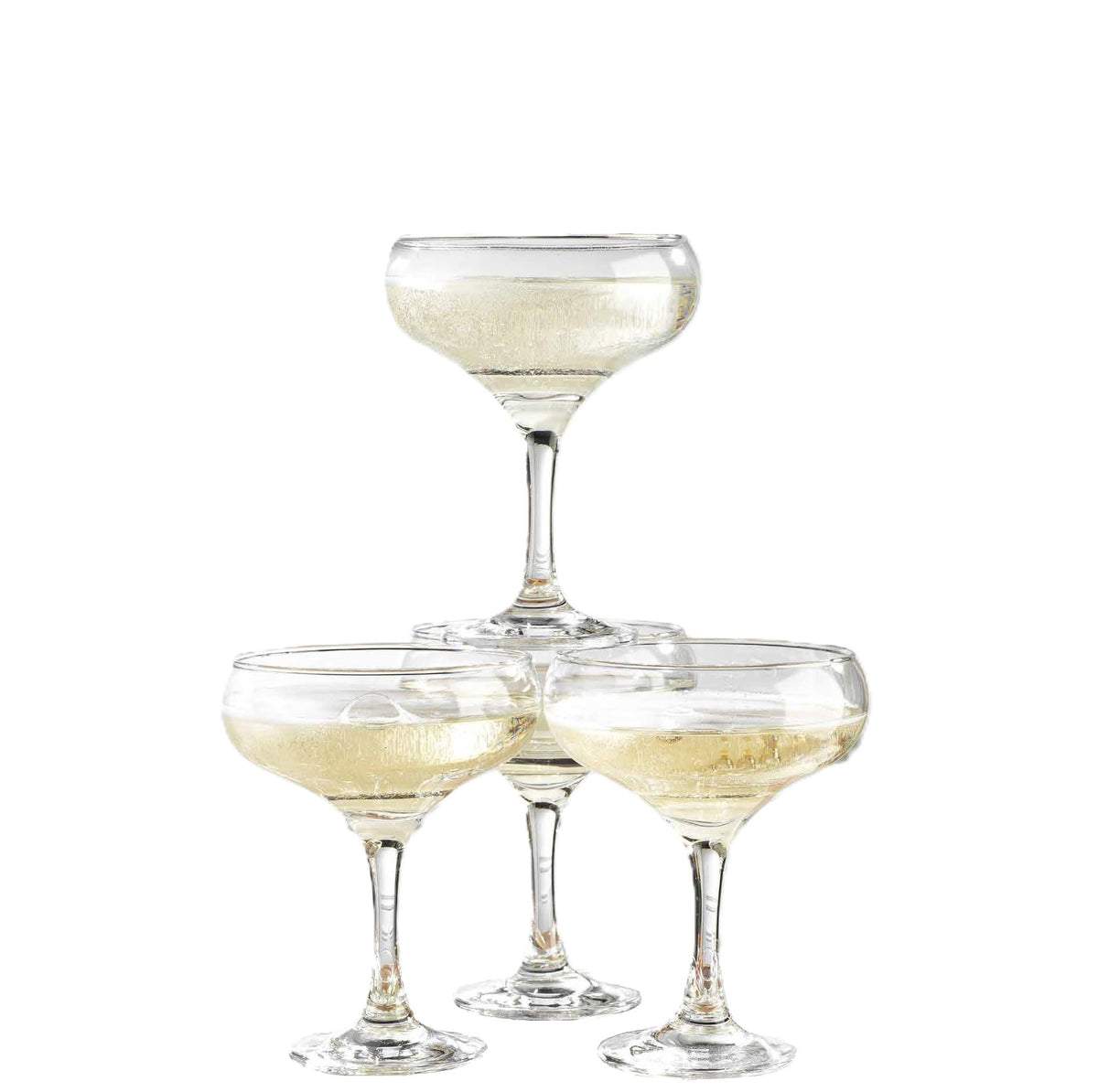 9.5 oz Coupe Cocktail Glasses Set 6 Pcs W62085