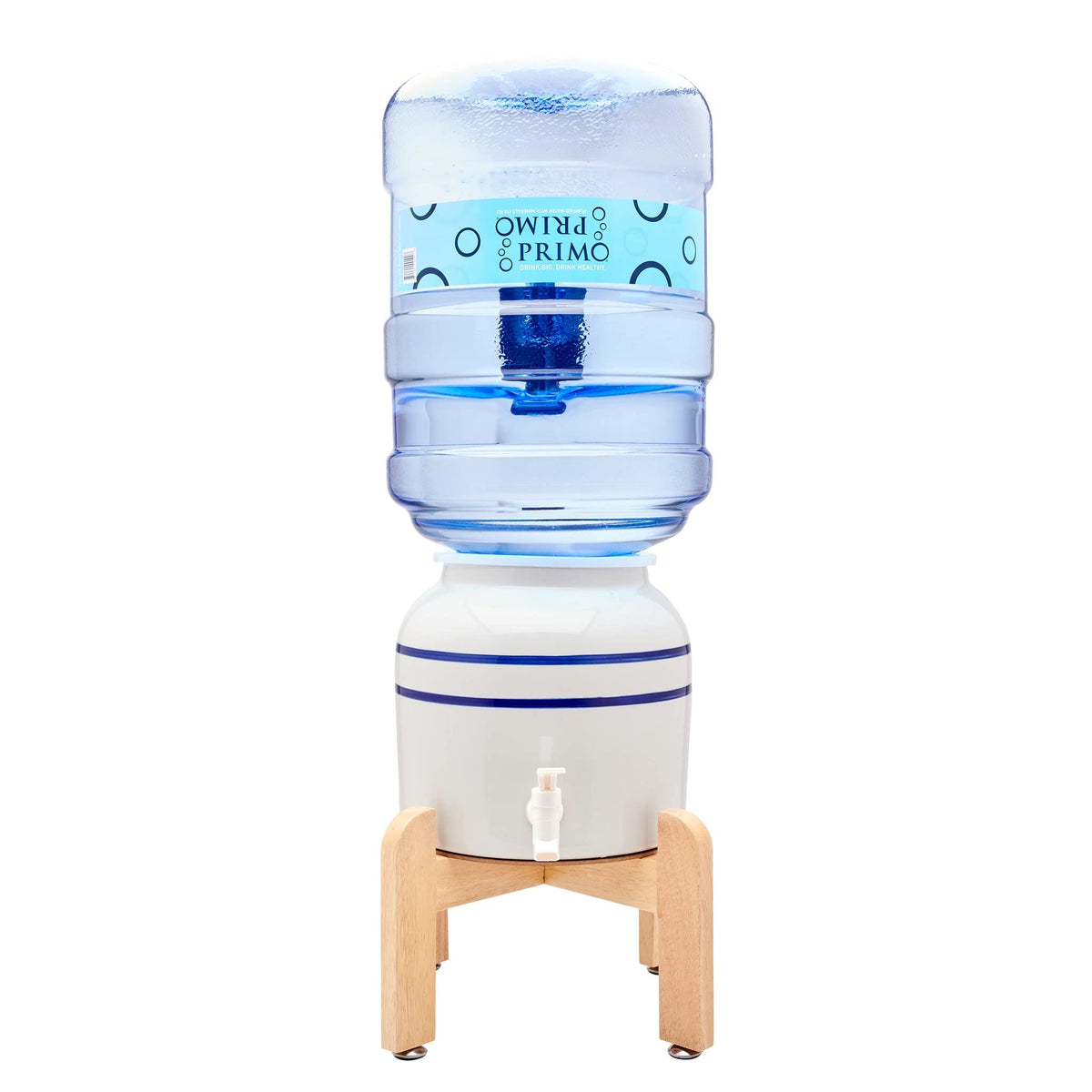 Ceramic Countertop Water Jug Dispenser with Stand H6099