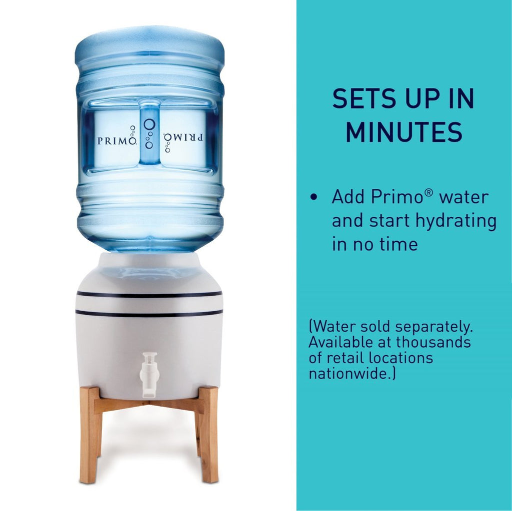 Ceramic Countertop Water Jug Dispenser with Stand H6099