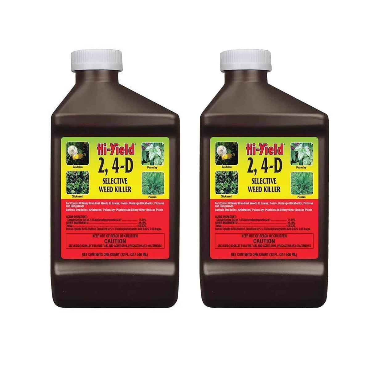 2,4-D Broadleaf Weed Killer Concentrate 32 oz 2 Pack N890