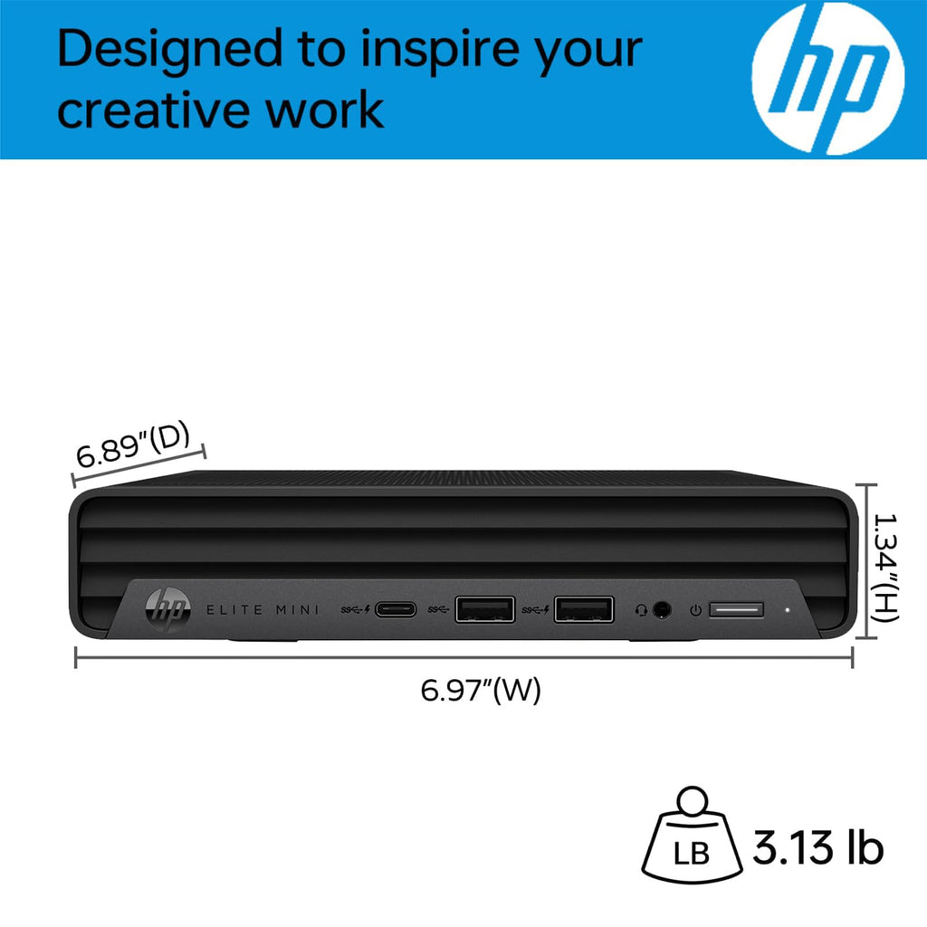 Mini PC Desktop Computer, Intel Core i5-14500, 16GB DDR5 RAM, 512GB SSD, Keyboard & Mouse Included, Windows 11 Pro W92452