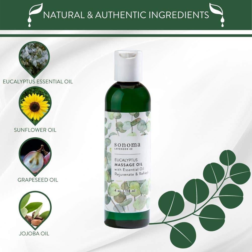 Eucalyptus Massage Oil 4 oz K8686