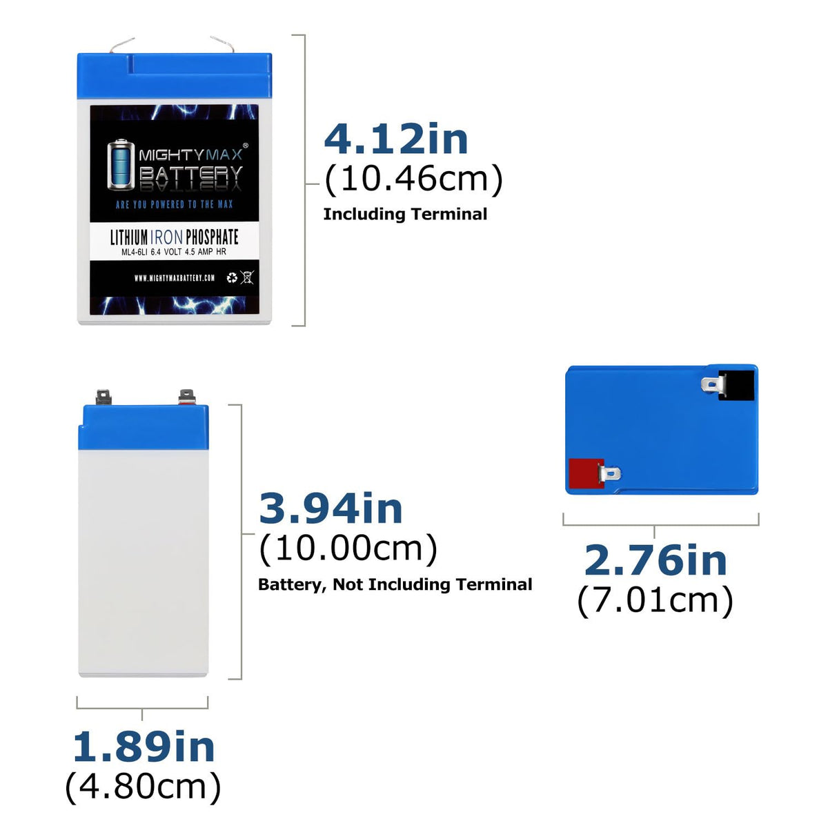 6V 4.5AH Lithium Replacement Battery Y975567