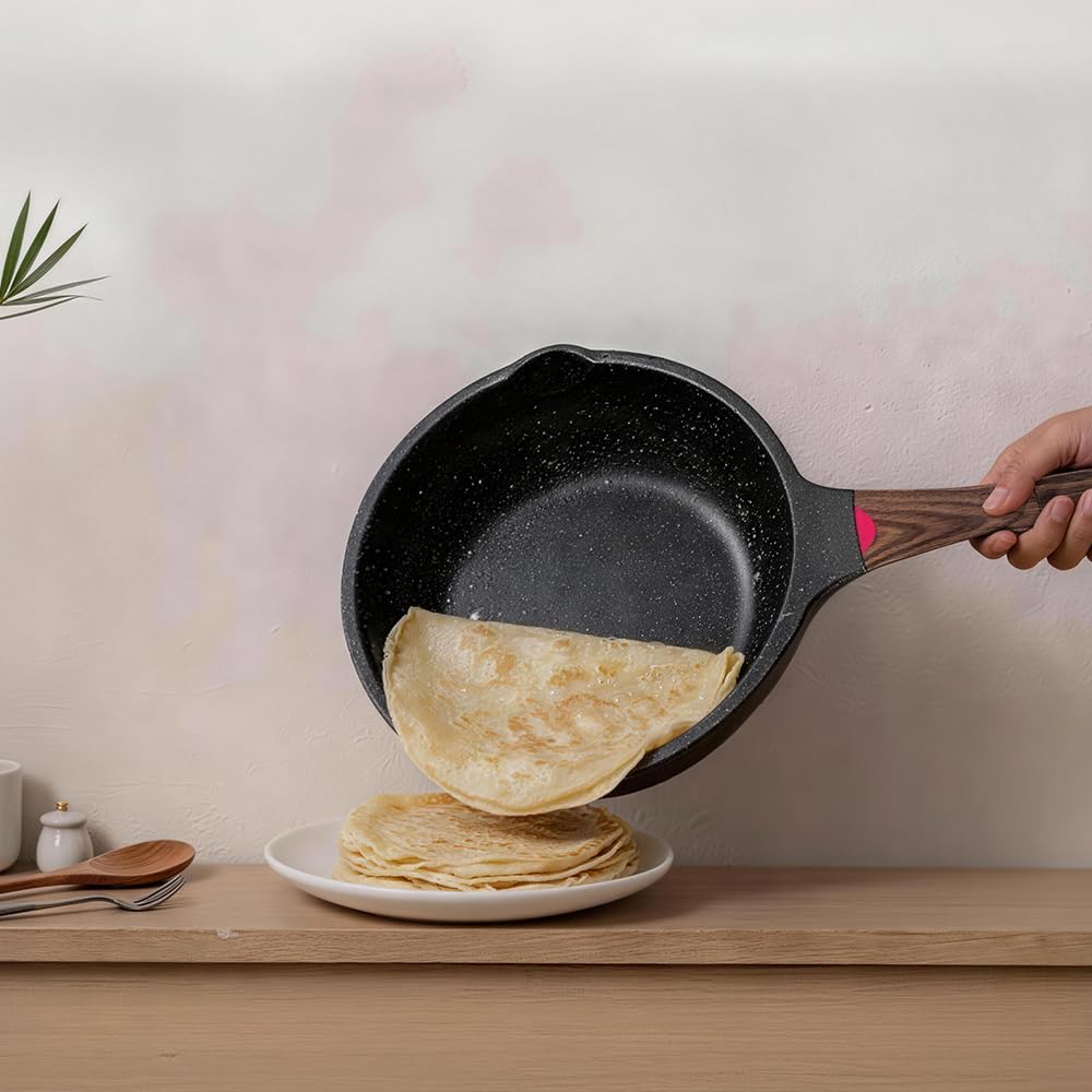 12 Pc Nonstick Deep Frying Pan Cookware Set C944433