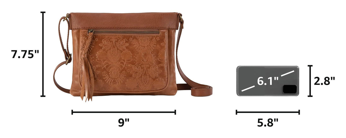 Leather Mini Crossbody Bag D913