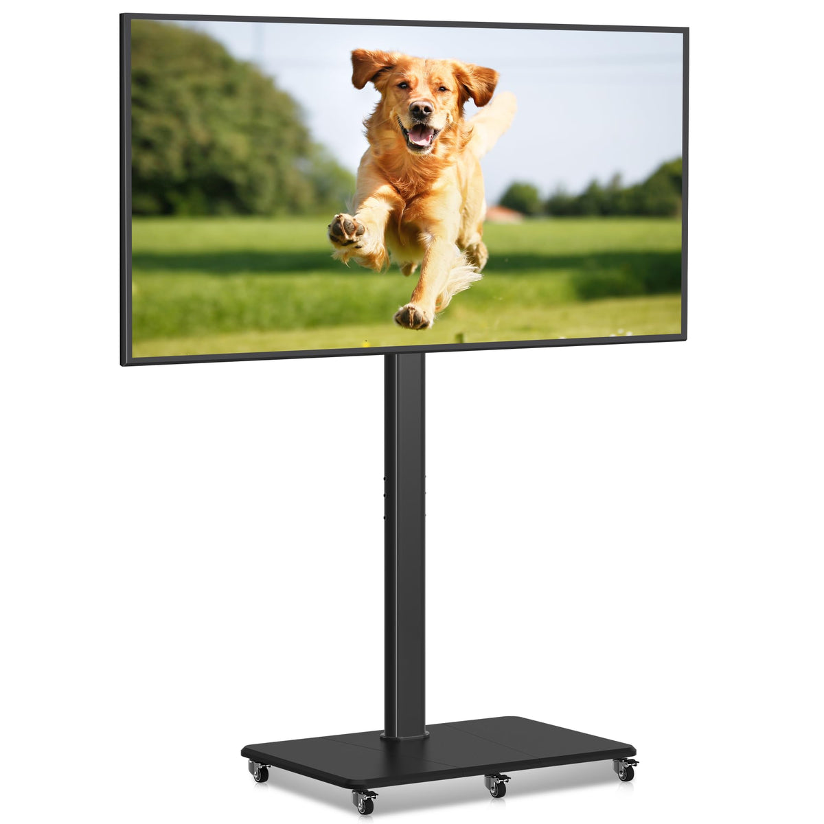 Tall Floor TV Stand for 32-75" TV with Wheels D99748