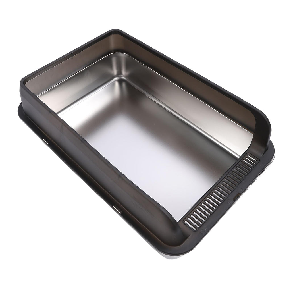 Stainless Steel Top Entry Cat Litter Box with Lid H316930