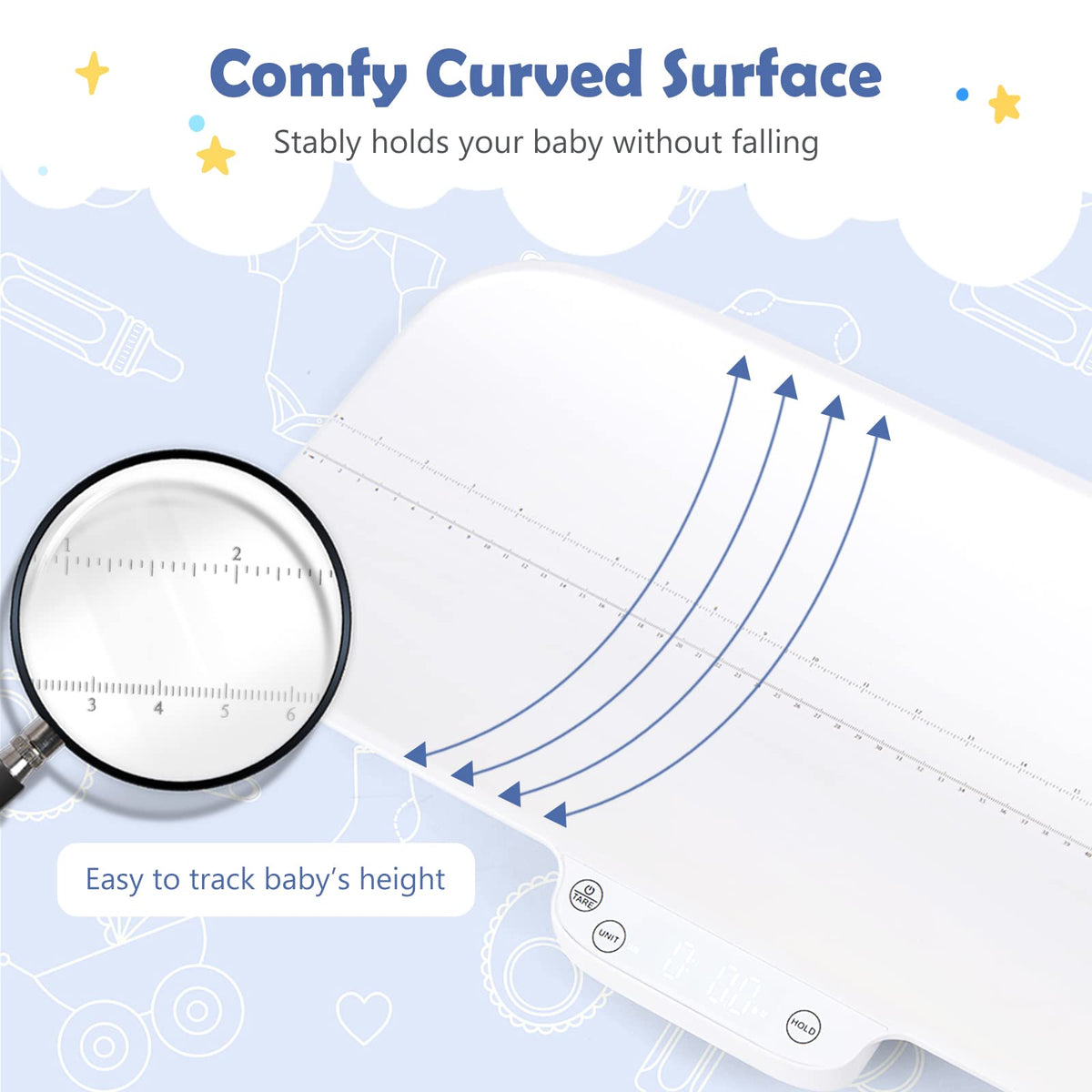 66lb Digital Baby and Pet Scale with Hold Function F5927