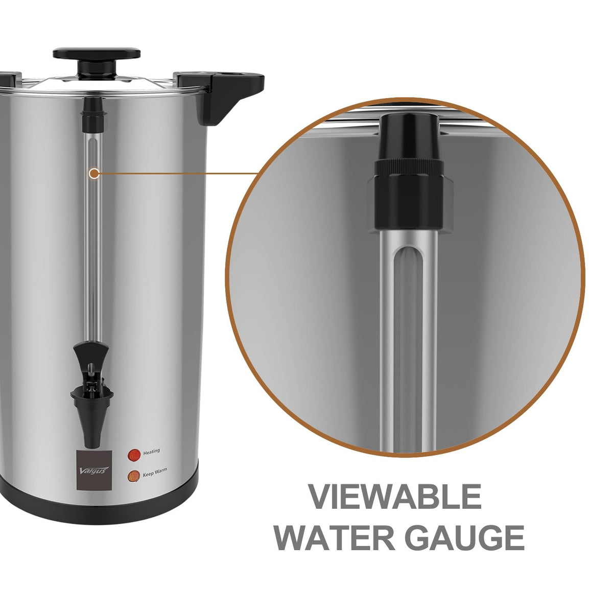 12L Electric Commercial Coffee Urn, 80 Cup F596