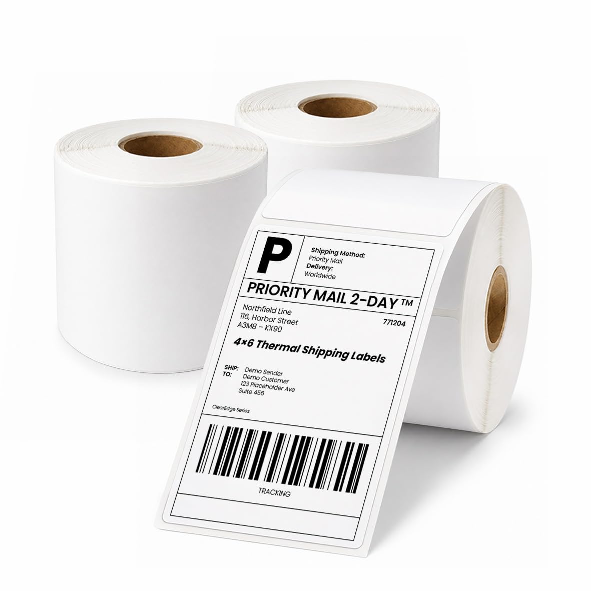 4x6 Thermal Shipping Labels Roll, 900 Labels I24460