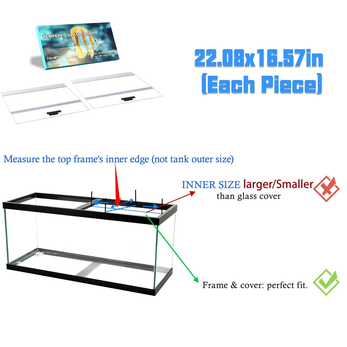 Clear Tempered Glass Canopy T910933