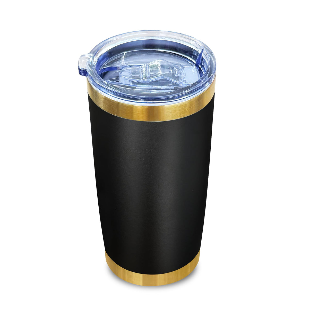 20 oz Insulated Stainless Steel Tumbler, Black, 1 Pack M258