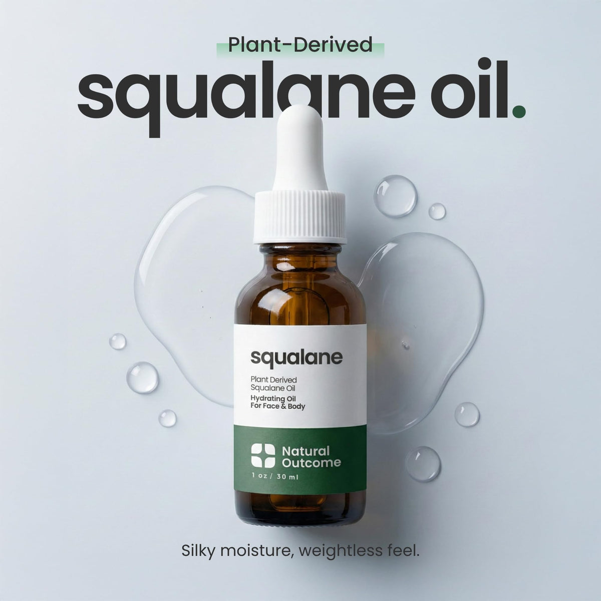 100% Plant Derived Squalane Oil 1 oz R493