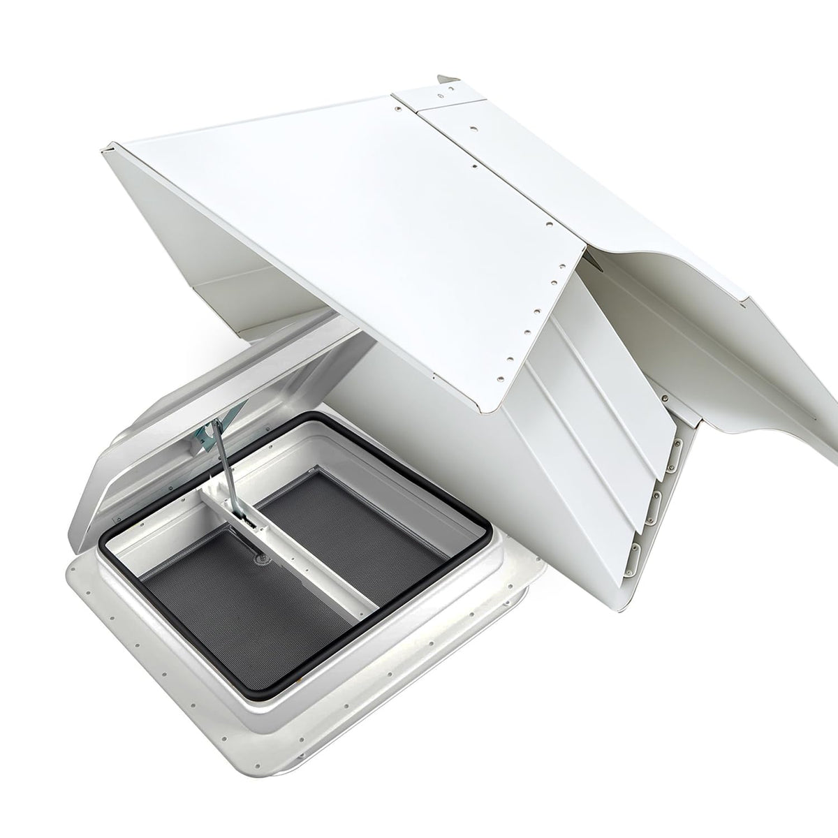 RV Roof Vent Cover, Metal, Rainproof, Universal Fit F18306