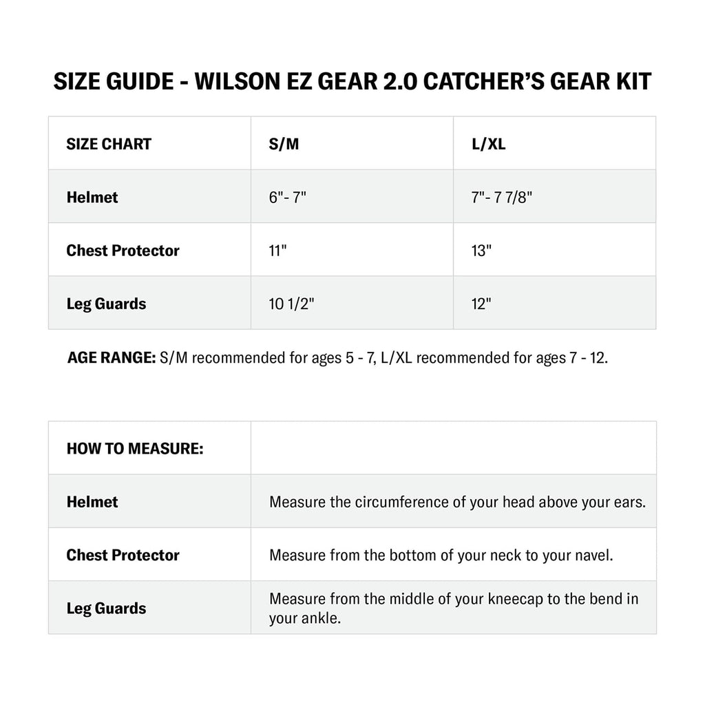 Catcher's Gear Kit Black Small/Medium X21504