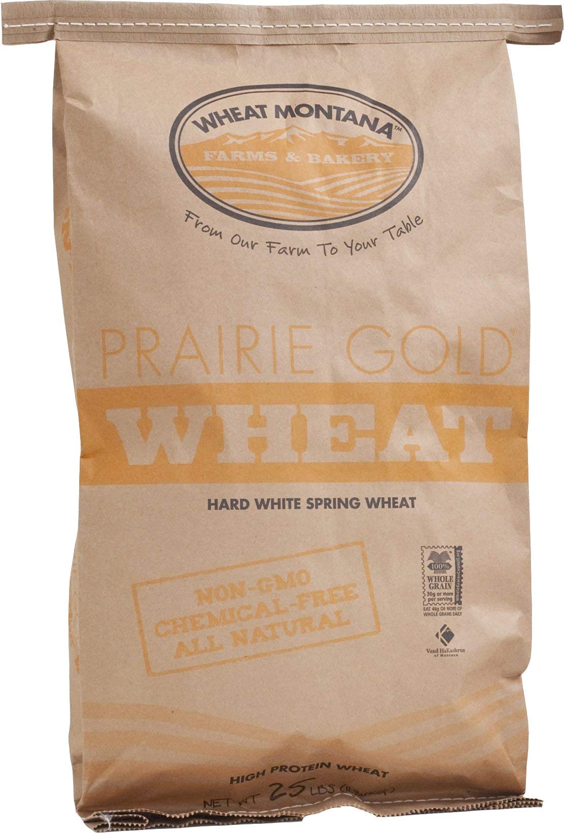 Hard White Wheat 25 Pounds Pack of 2 M3076