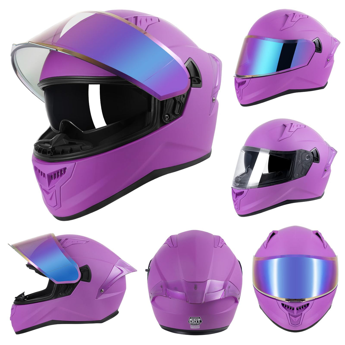 DOT Approved Full Face Motorcycle Helmets H11245
