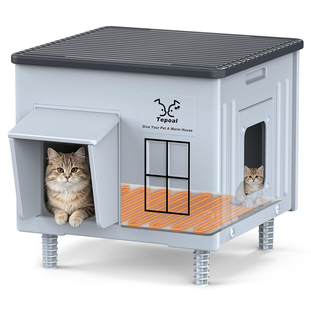 Heated Insulated Cat House T85909