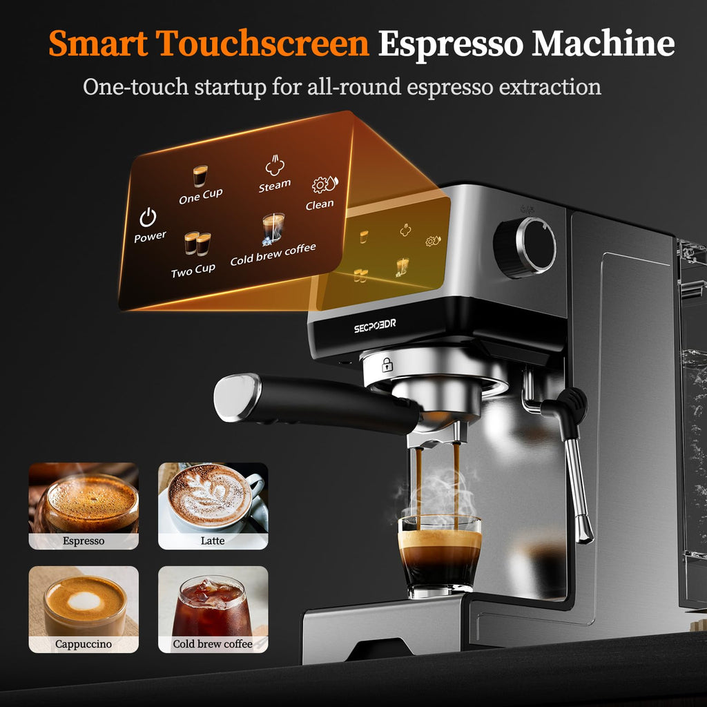 20 Bar Espresso Machine with Milk Frother I852732