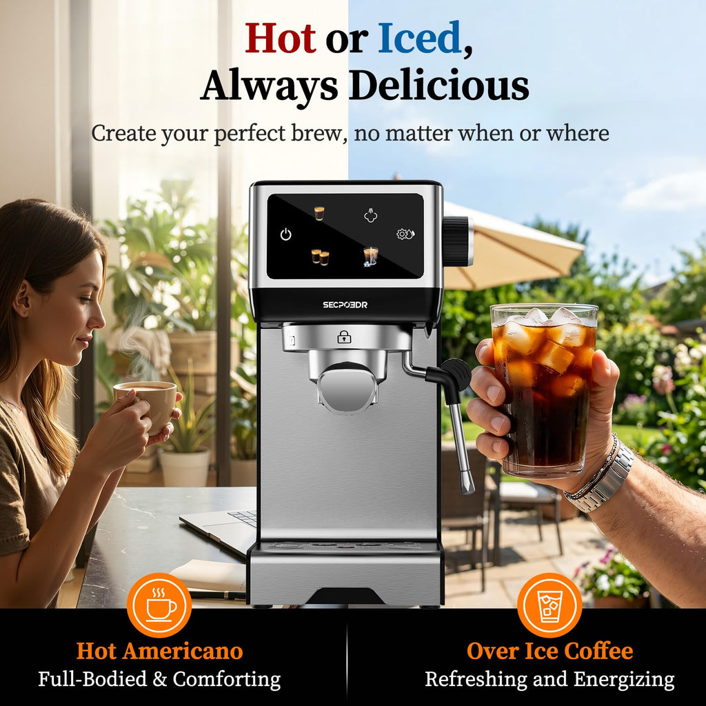 20 Bar Espresso Machine with Milk Frother I852732