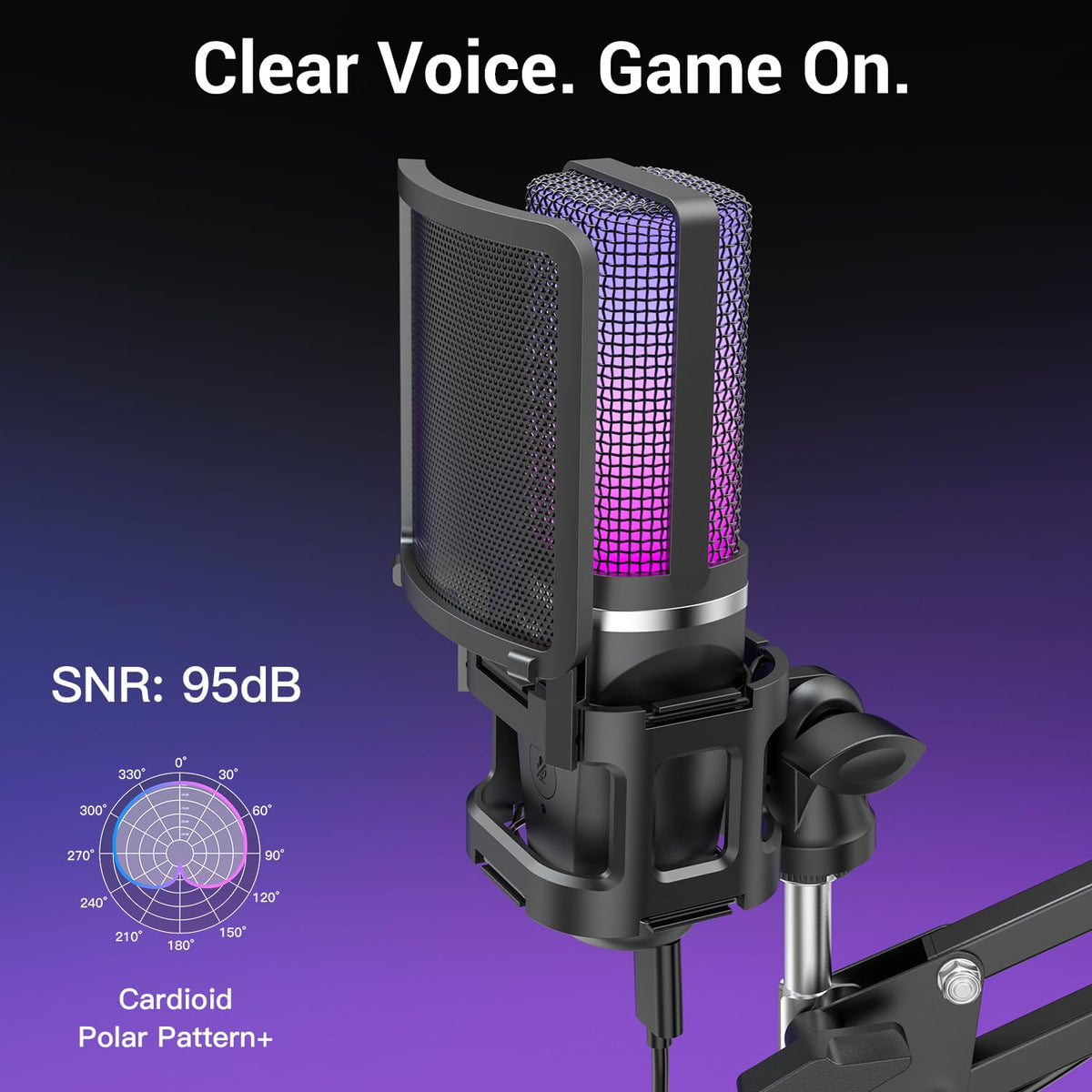 USB Microphone with Noise Reduction A746378