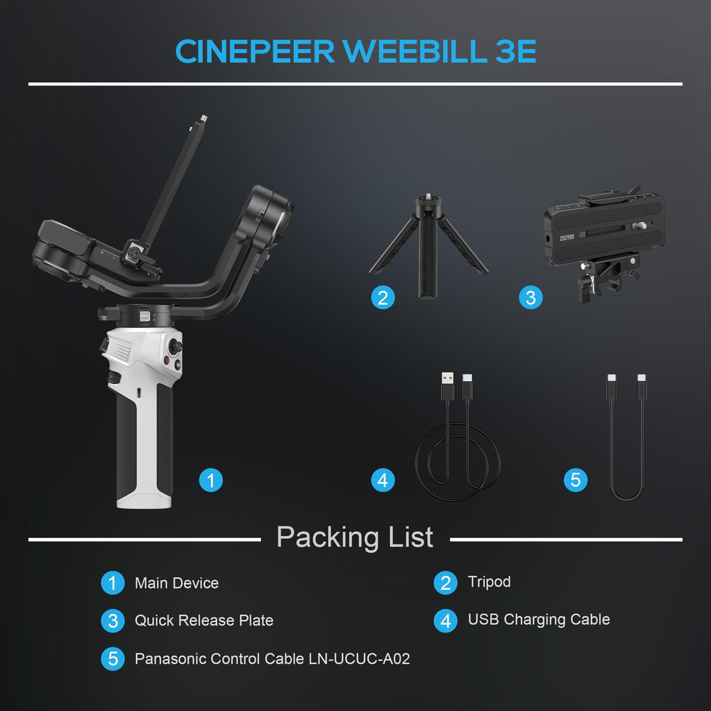 3-Axis Lightweight Gimbal Stabilizer G1853