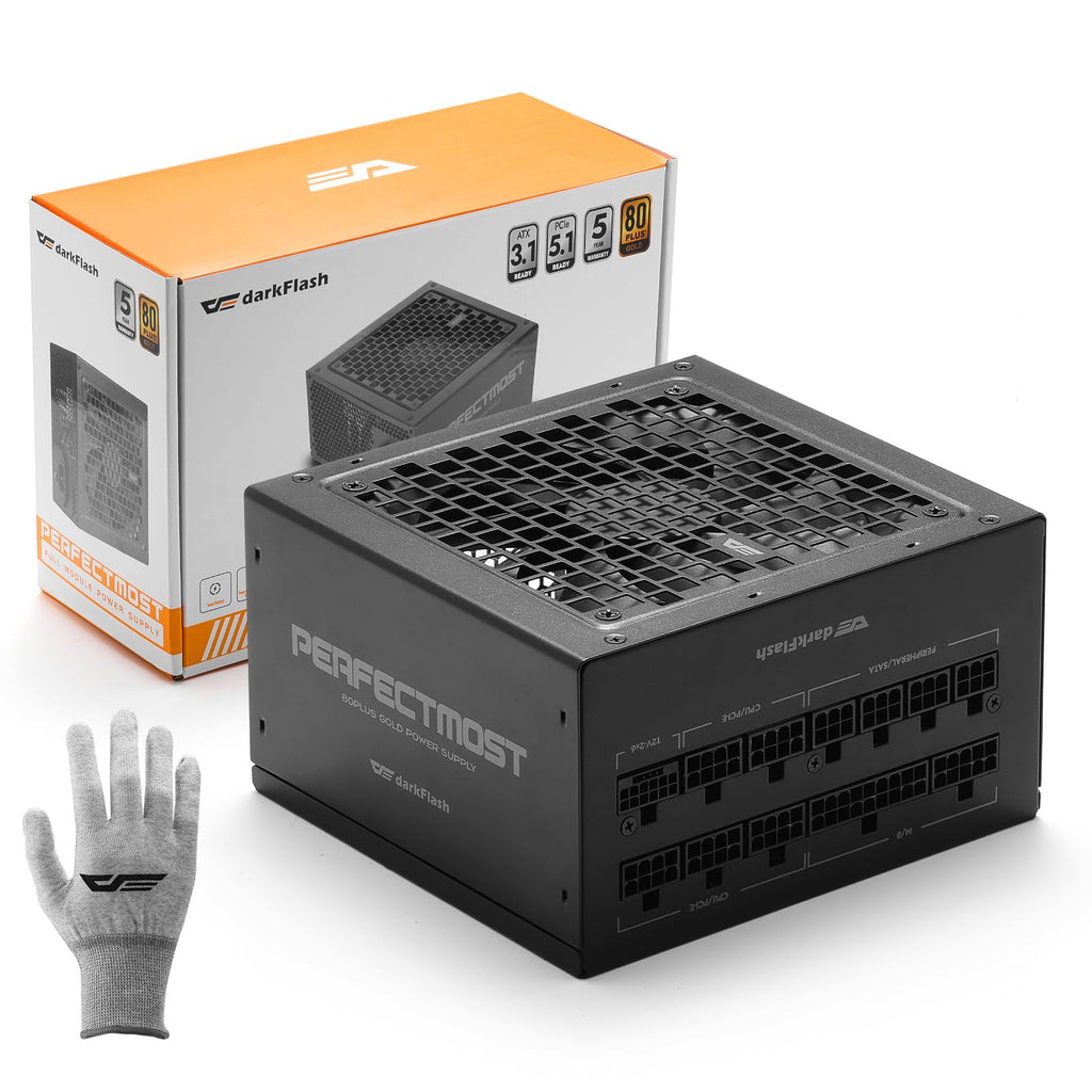 Fully Modular ATX 3.1 PCIe 5.1 80 Plus Gold Power Supply N862341