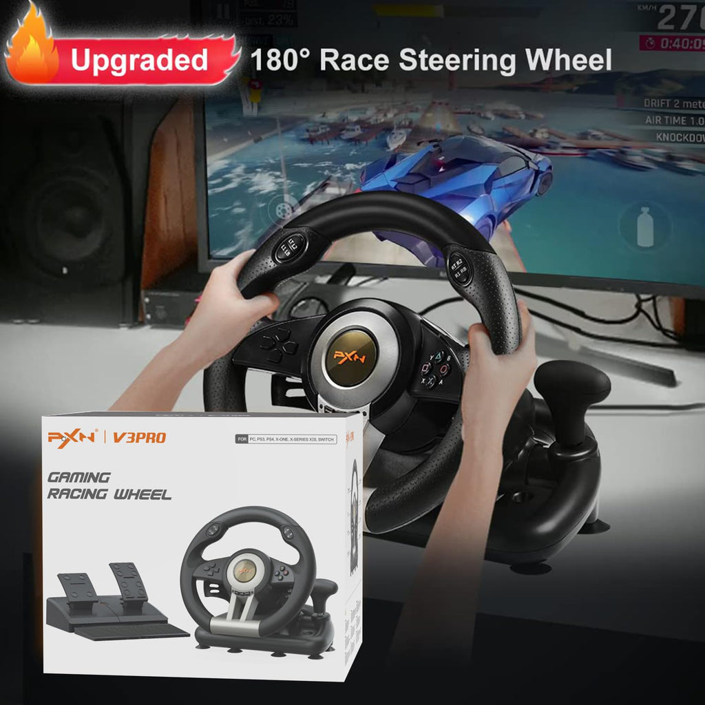 Racing Wheel with Pedals R14880