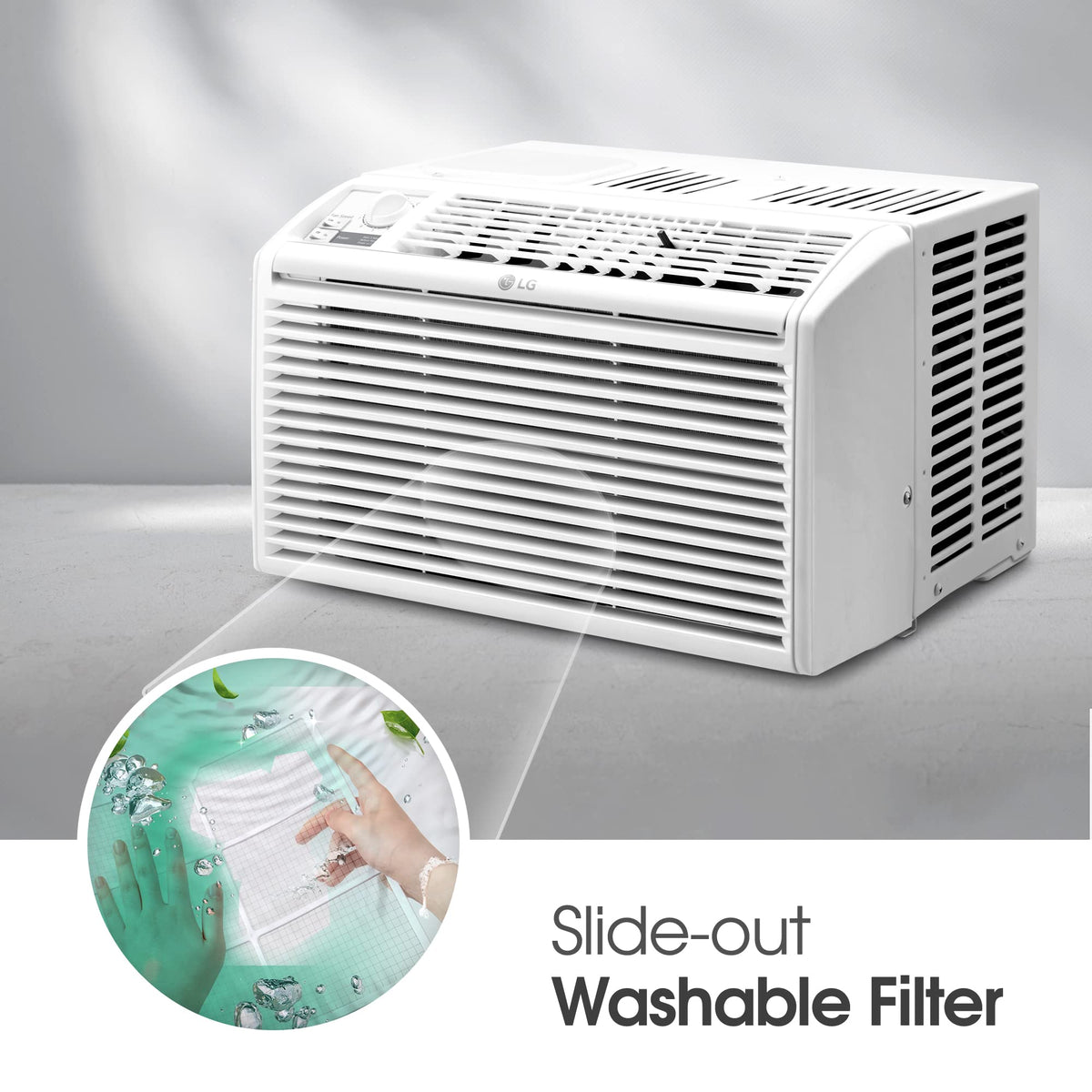 5000 BTU White Window Air Conditioner P566607
