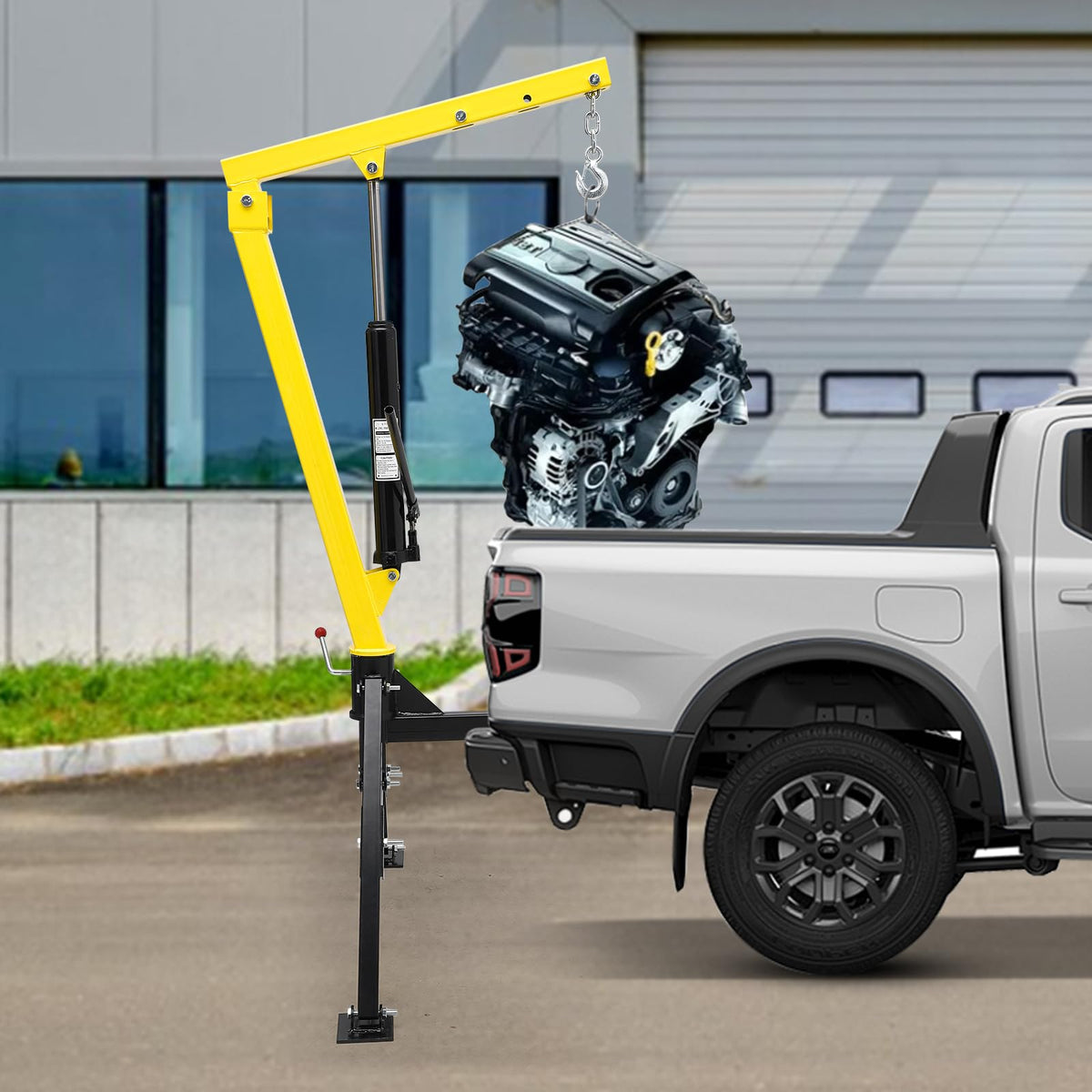 Hydraulic Pickup Truck Crane 1000 lbs Capacity M76024