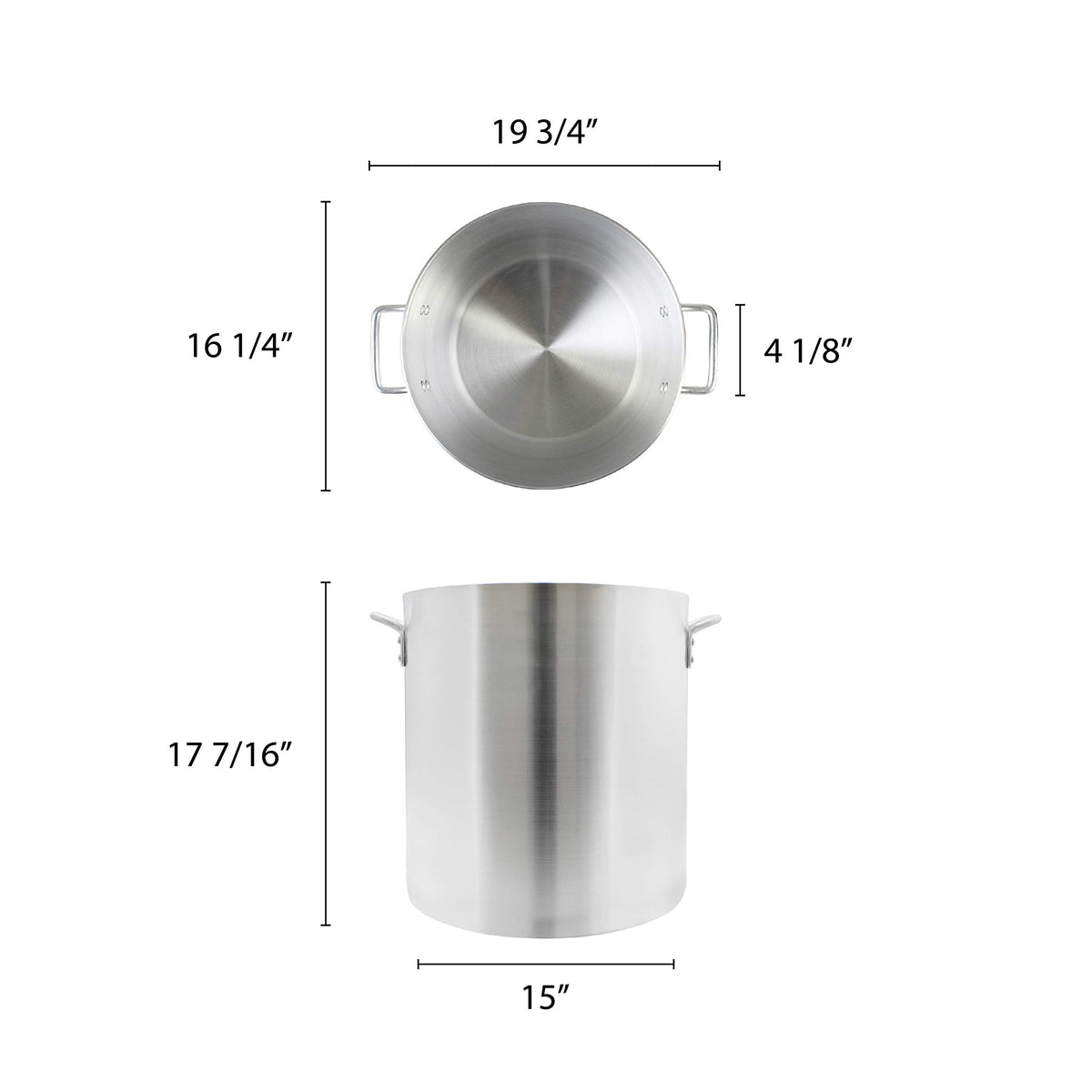 60 quart Aluminum stock pot Y2052