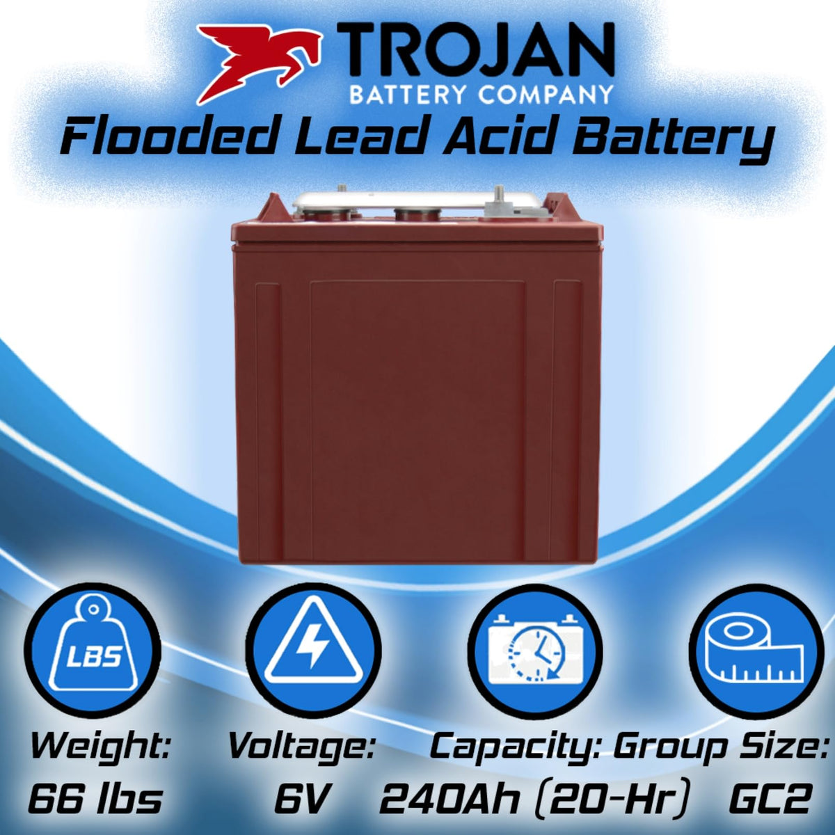 6V 240Ah Deep Cycle Battery 4 Pack J672021