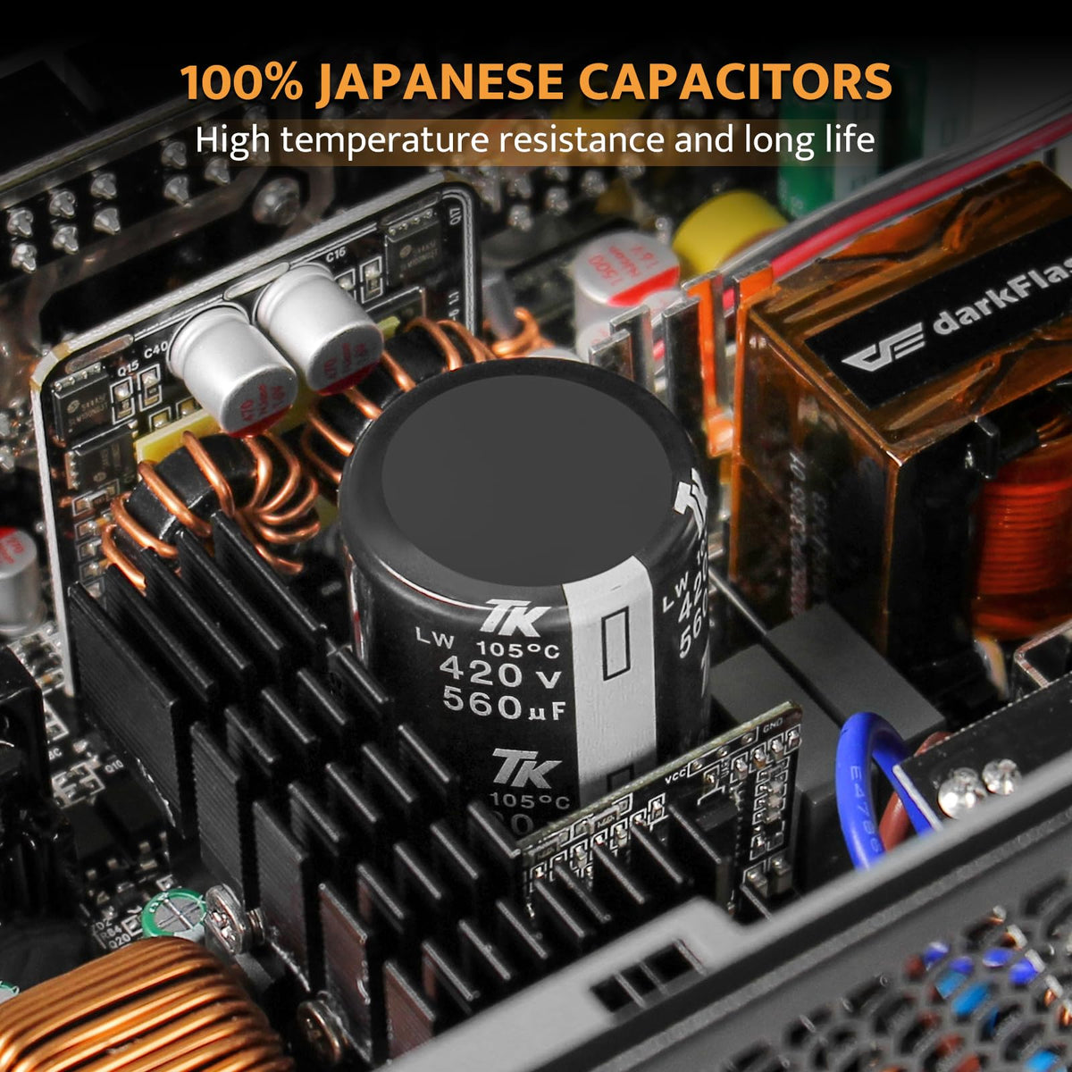 Fully Modular ATX 3.1 PCIe 5.1 80 Plus Gold Power Supply N862341