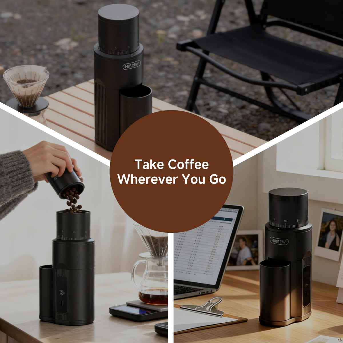 Portable Wireless Coffee Grinder U125029