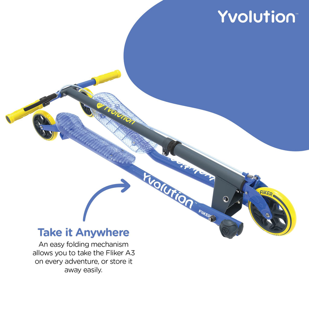 3 Wheels Foldable Kids Scooter with Handbrake Y4367