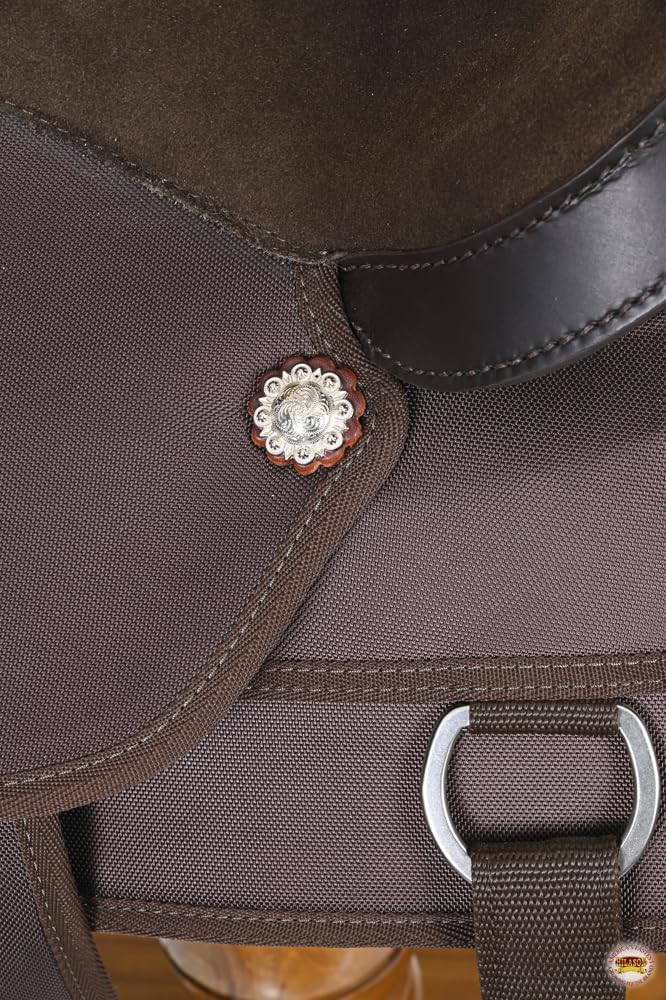 Brown Leather Western Horse Saddle G7133