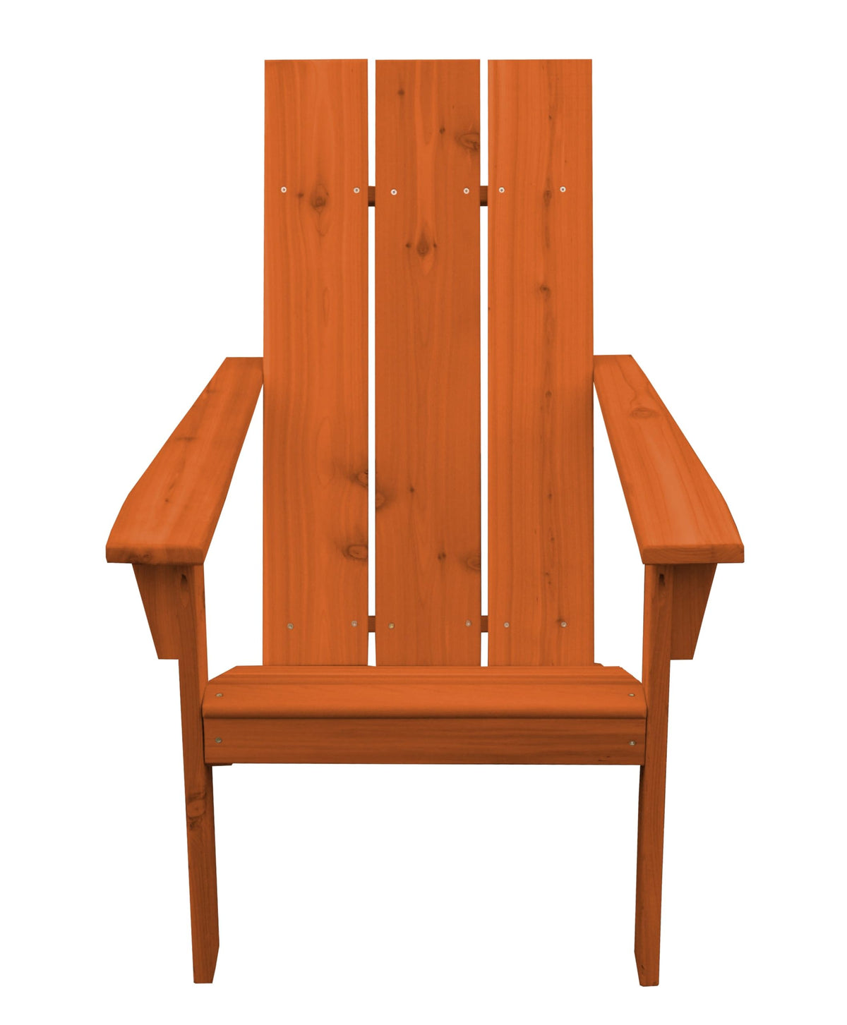 Redwood Stained Cedar Wood Adirondack Chair T20063