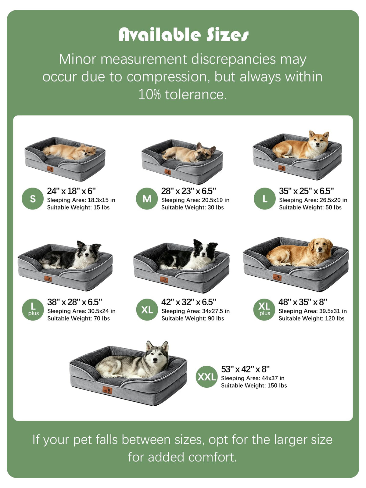 Orthopedic Dog Bed with Sides Grey U853