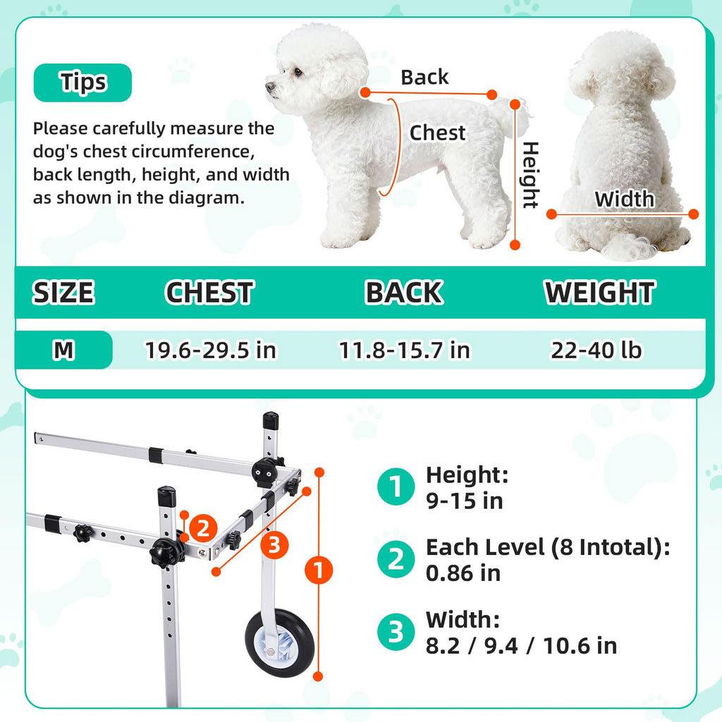 Dog Wheelchair for Back Legs C779