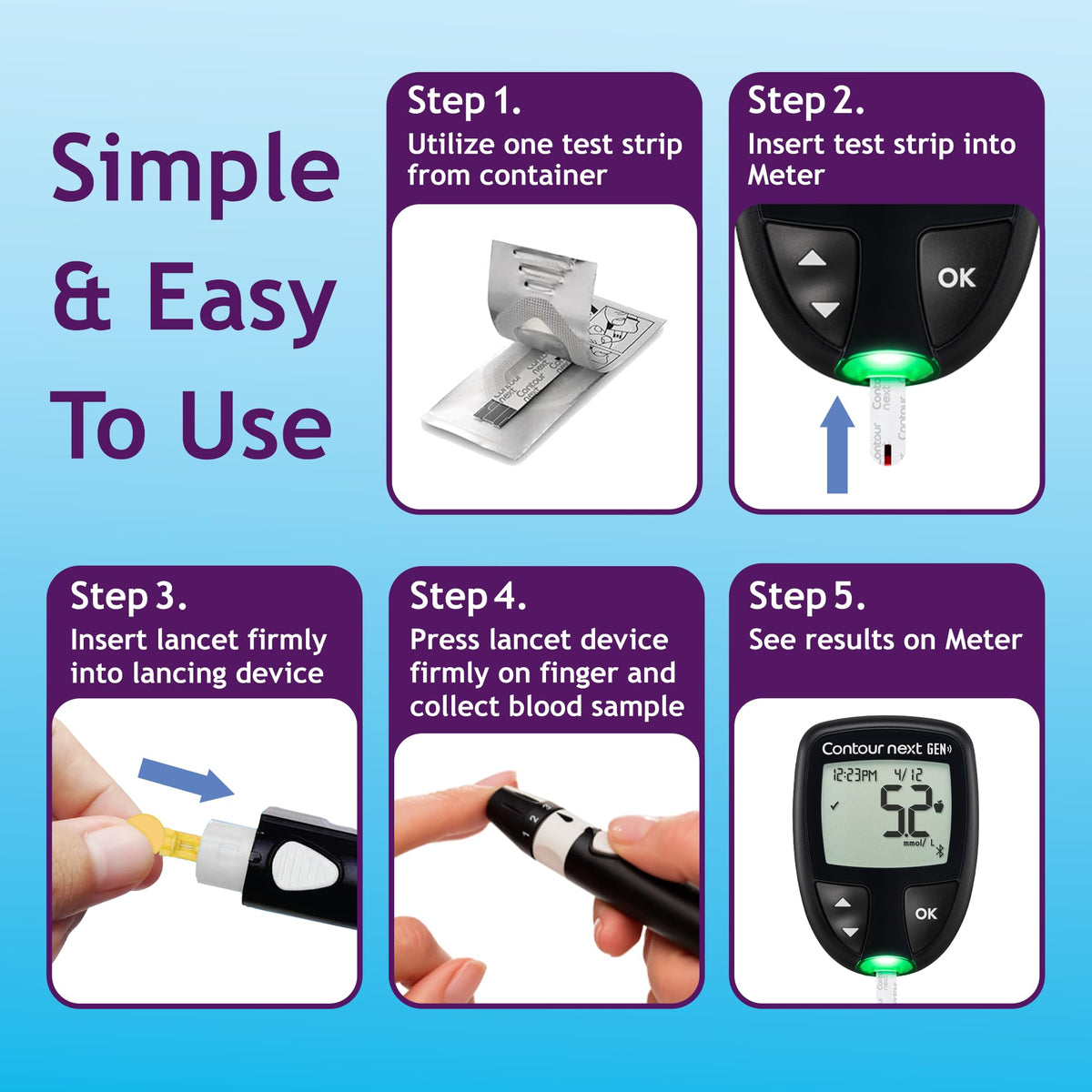 Blood Glucose Test Strips 85 Count O30015