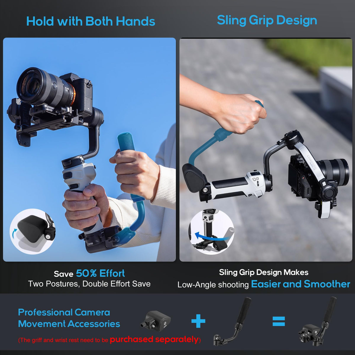 3-Axis Lightweight Gimbal Stabilizer G1853